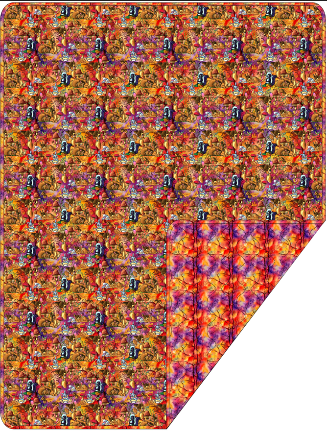 Bird Adult Bamboo Quilted Blanket