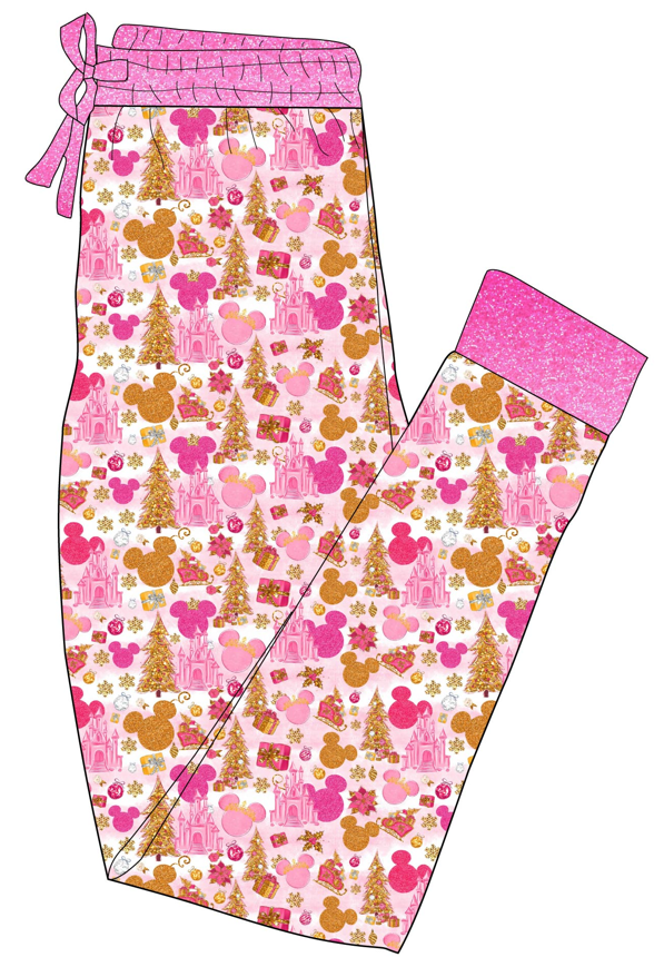 Pink Park Mom Joggers