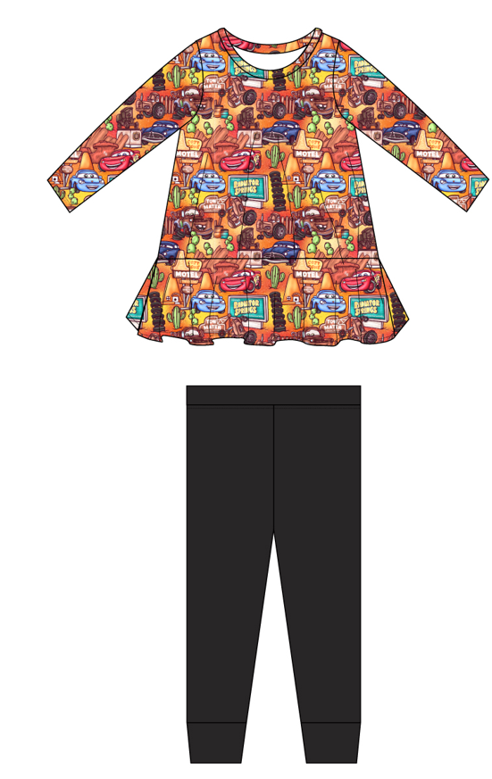 McQueen Springs Long Sleeve Peplum & Leggings