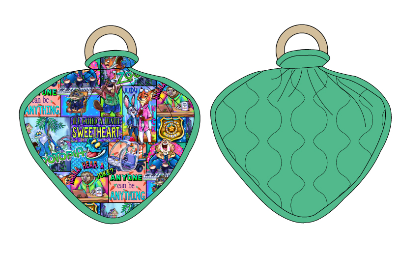 Wilde Carrots Wooden Ring Lovey