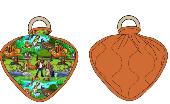 Friends Forever Wooden Ring Lovey