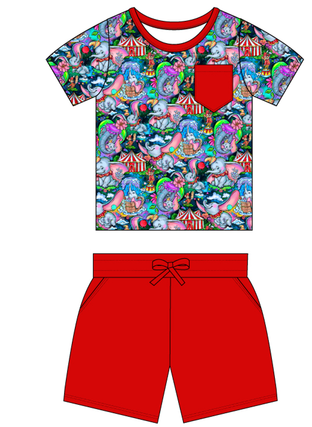 You Can Fly Short Sleeve Pocket Tee & Shorts