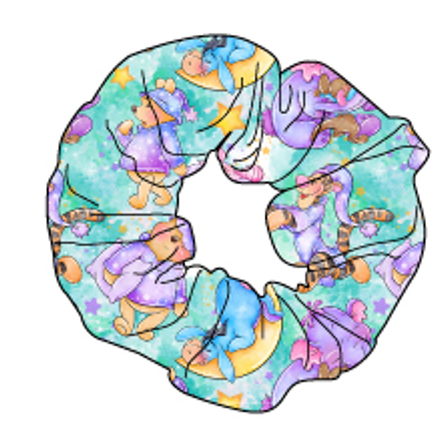 Sleepytime Pooh Scrunchie