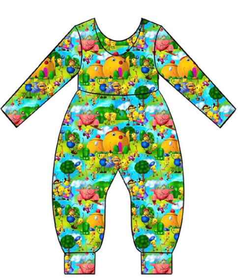 Olie Long Sleeve Ducky Romper