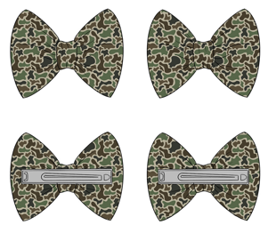 Camo Piggie Bows