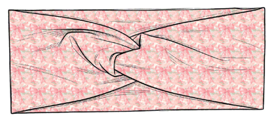 Pink Camo Adult Head Band