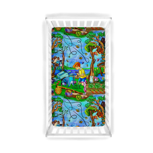 Honey Adventures Fitted Crib Sheet
