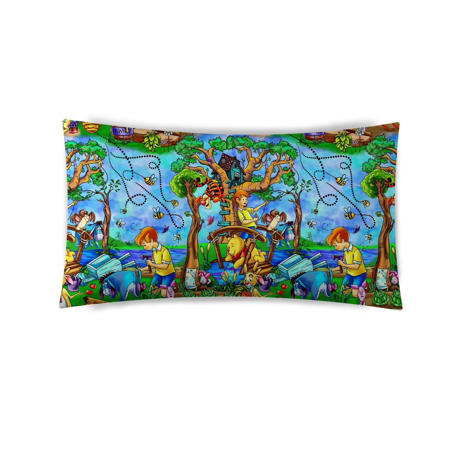 Honey Adventures Pillowcase (With Hidden Zipper)