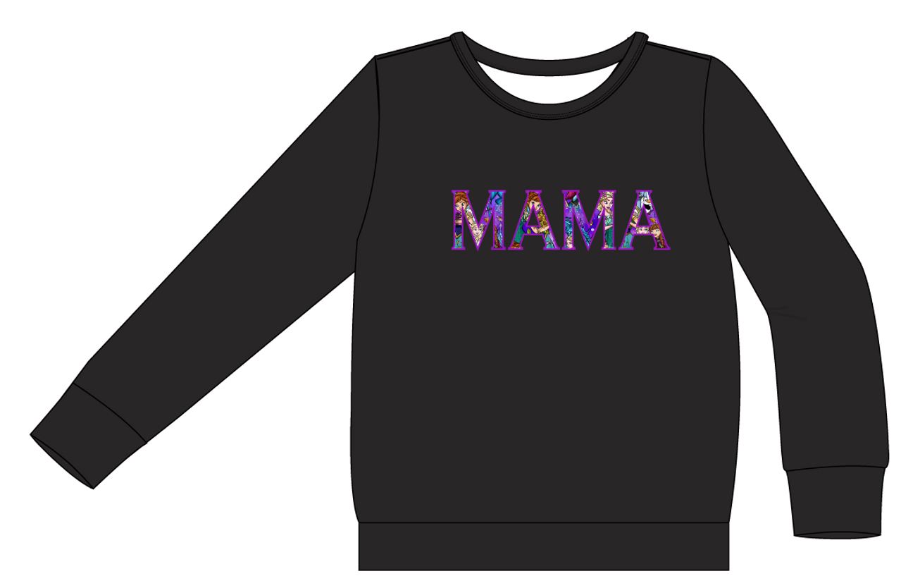 Into the Unknown French Terry "MAMA" Embroidered Crew