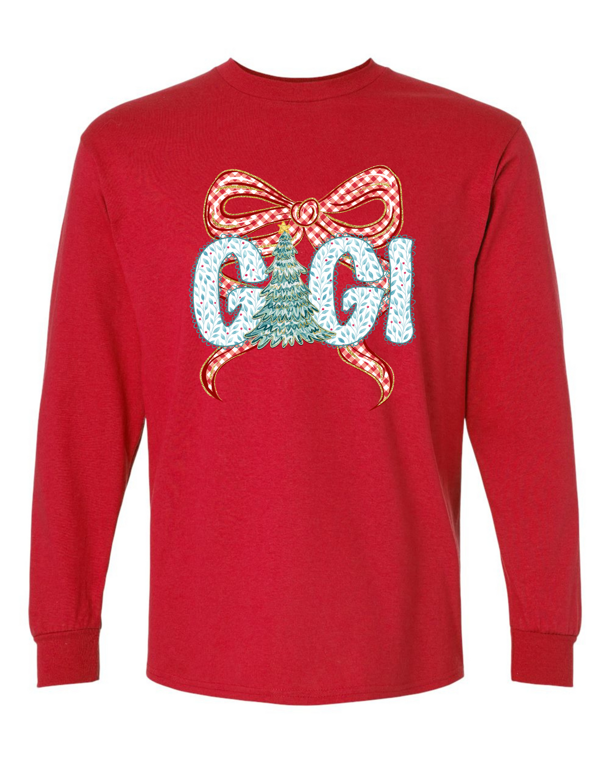 HOLLY CHRISTMAS GIGI - GILDAN - RED