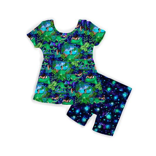 Arlo's Adventures Short Sleeve Peplum & Shorts