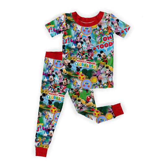 Hot Diggity Dog Short Sleeve & Pants Pajamas