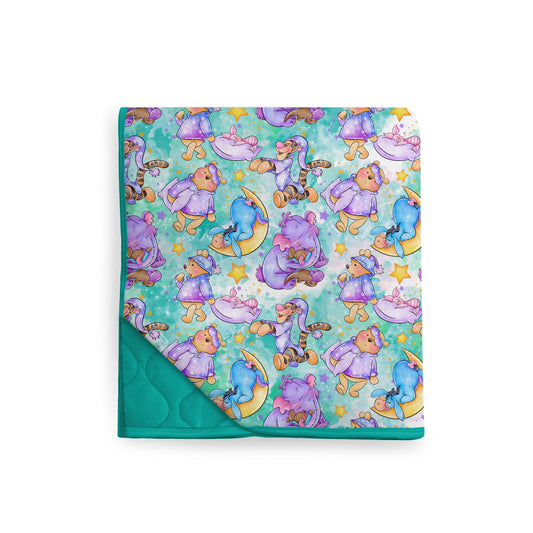 Sleeptime Pooh Quilted Bamboo Blanket