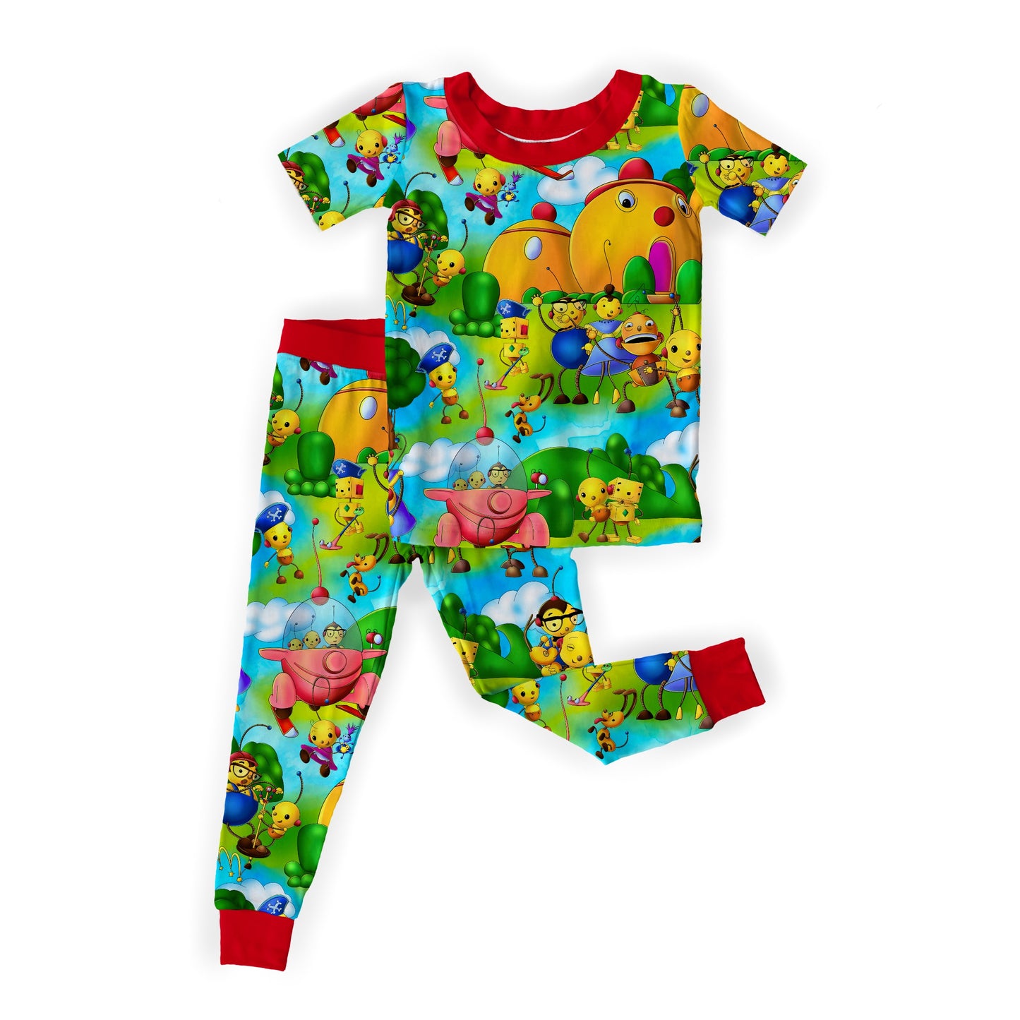 Olie Short Sleeve & Pants Pajamas