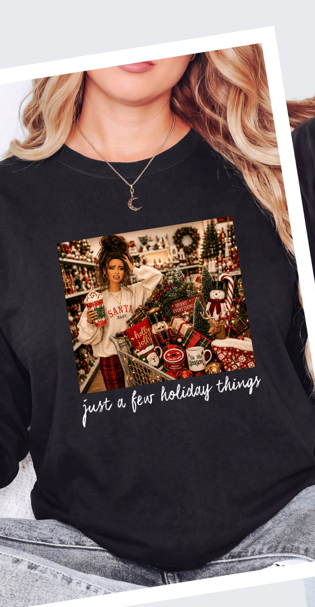 JUST A FEW THINGS - COMFORT COLORS - BLACK