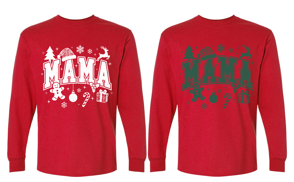 MAMA CHRISTMAS - GILDAN - RED