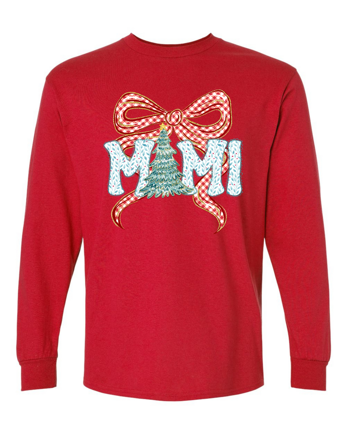 HOLLY CHRISTMAS MIMI - GILDAN - RED
