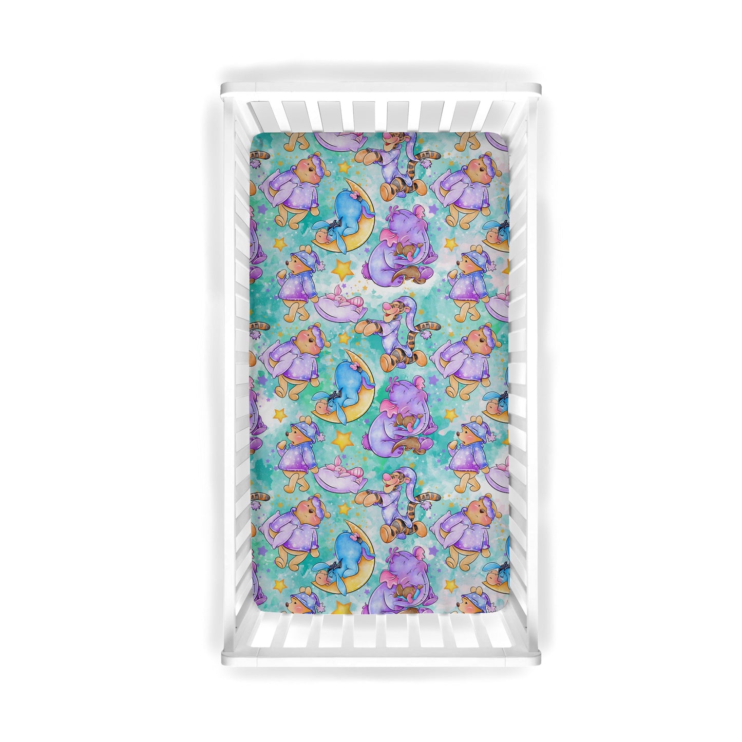 Sleepytime Pooh Fitted Crib Sheet