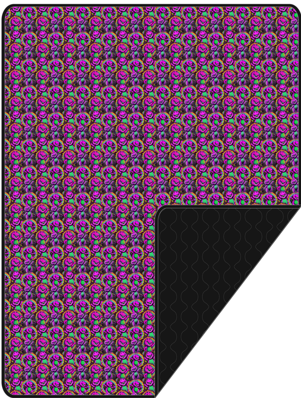 Purple Dude Adult Quilted Bamboo Blanket