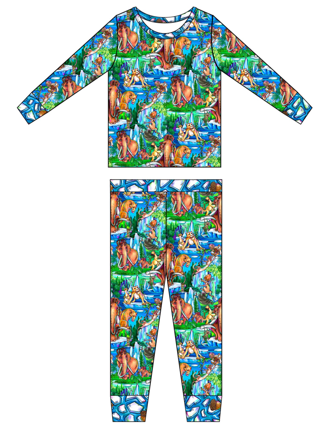 Dandelion Long Sleeve Pajama Set