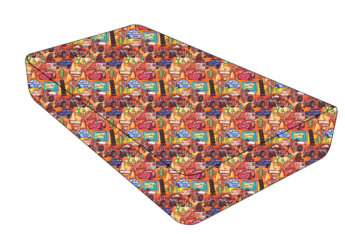 McQueen Springs Fitted Crib Sheet