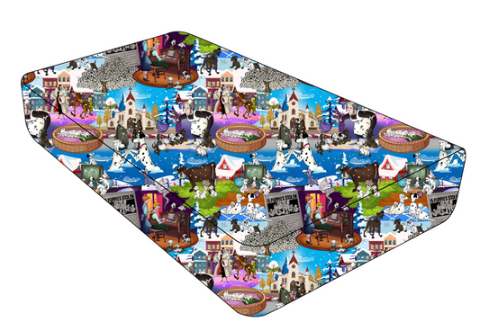 Seeing Spots Fitted Crib Sheet