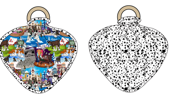 Seeing Spots Wooden Ring Lovey