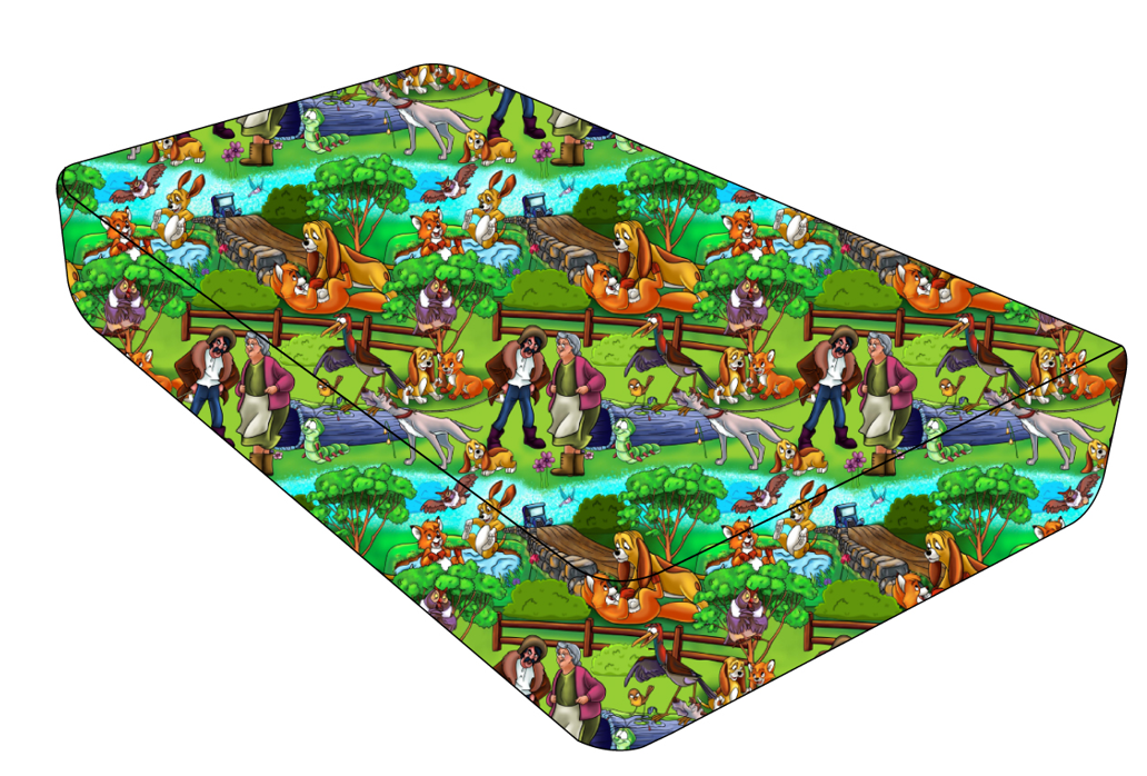 Friends Forever Fitted Crib Sheet