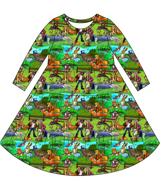 Friends Forever Tiered Twirl Dress