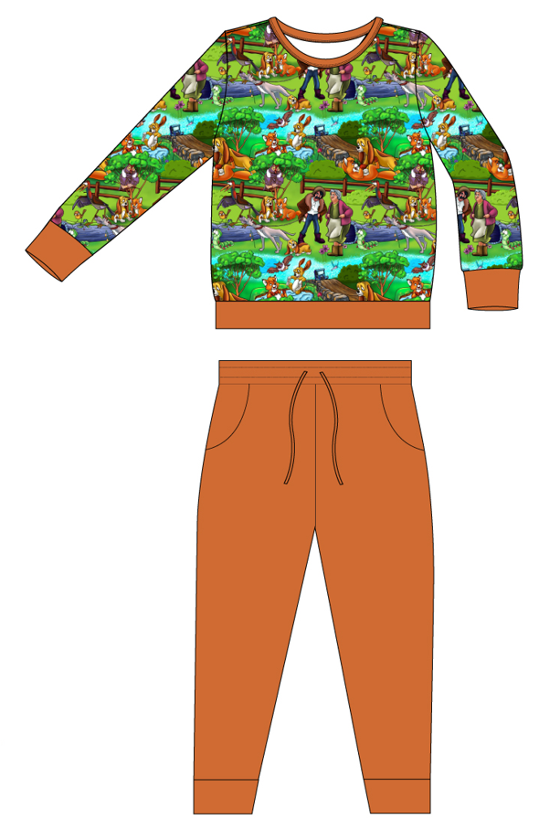 Friends Forever French Terry Jogger Set