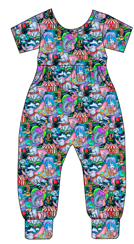 You Can Fly Short Sleeve Duckie Romper