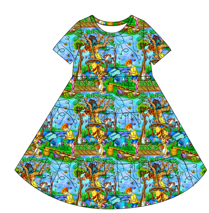 Honey Adventures Tiered Twirl Dress