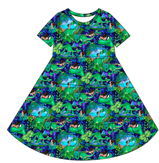 Arlo's Adventures Tiered Twirl Dress