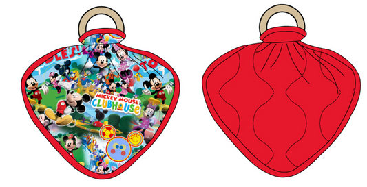Hot Diggity Dog Wooden Ring Lovey