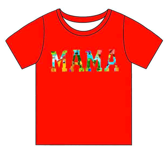 Olie "MAMA" Embroidered T-Shirt