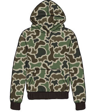 Camo French Terry Hoodie