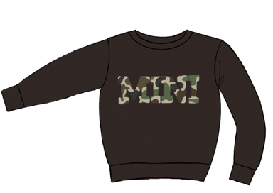 Camo "MINI" Embroidered Crewneck