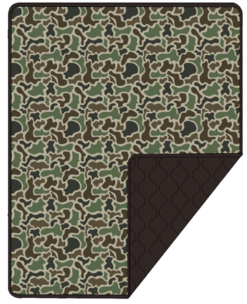 Camo Quilted Bamboo Blanket