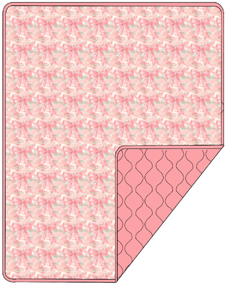 Pink Camo Quilted Bamboo Blanket