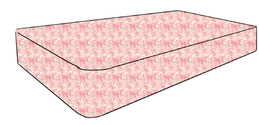 Pink Camo Mini Crib