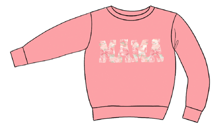 Pink Camo "MAMA" Embroidered Crew Neck