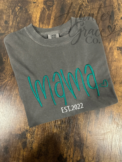Mama Embroidered Comfort Colors