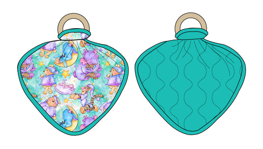 Sleepytime Pooh Wooden Ring Lovey